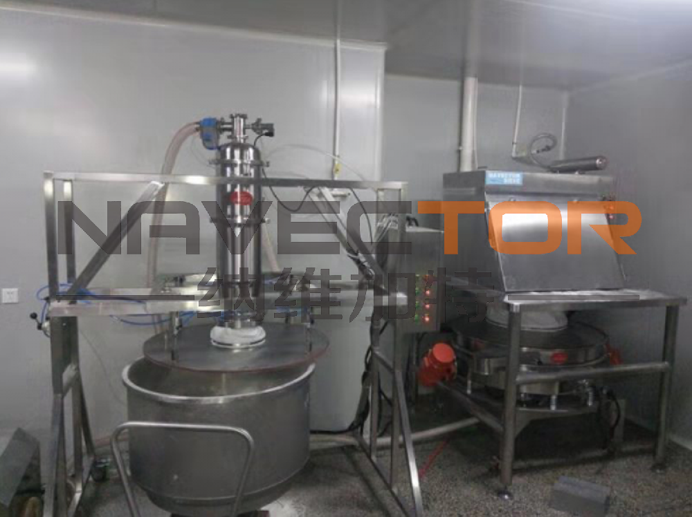 食品无尘投料筛分生产线